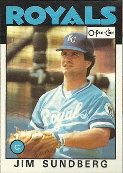 1986 O-Pee-Chee Baseball Cards 245     Jim Sundberg